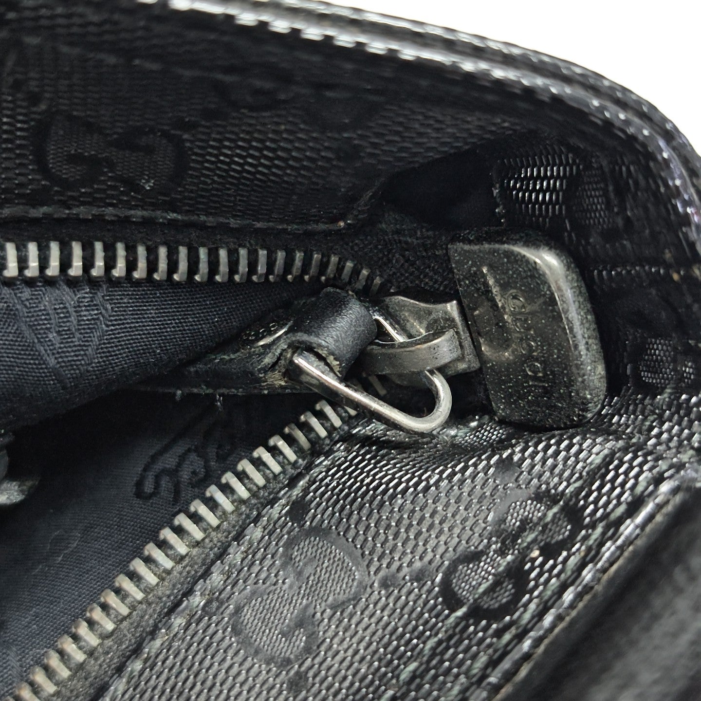 GG Imprime Monogram Coated Canvas Black