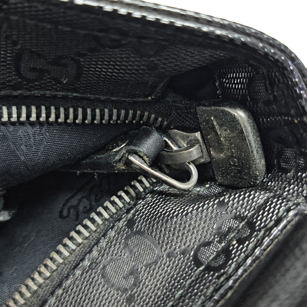GG Imprime Monogram Coated Canvas Black