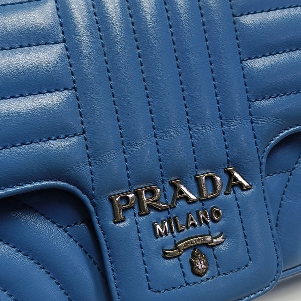 Diagramme Quilted Calfskin Blue