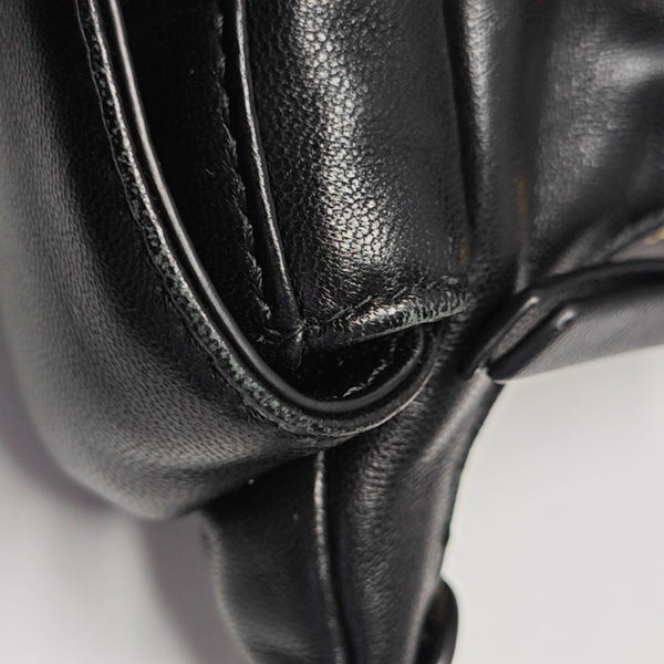 Lambskin Shoulder Bag Black