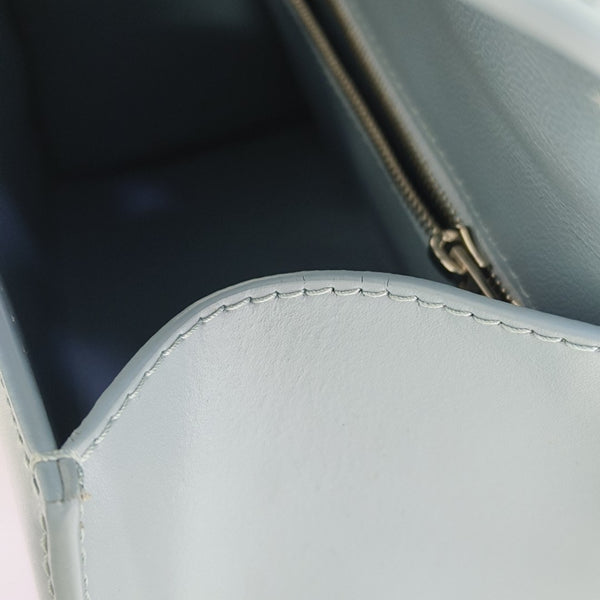 Hourglass S Calfskin Blue