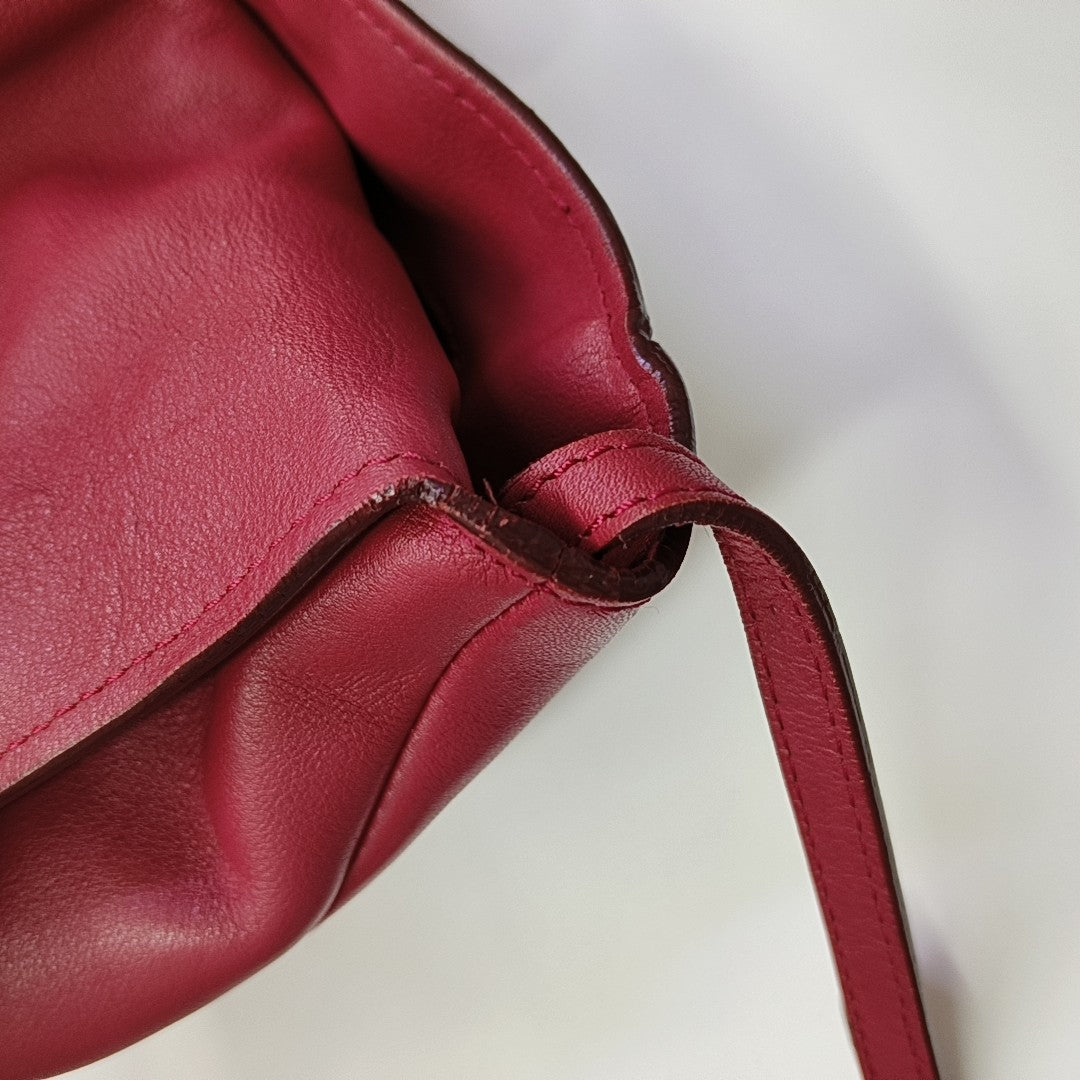 Coated Canvas Shoulder Bag Beige