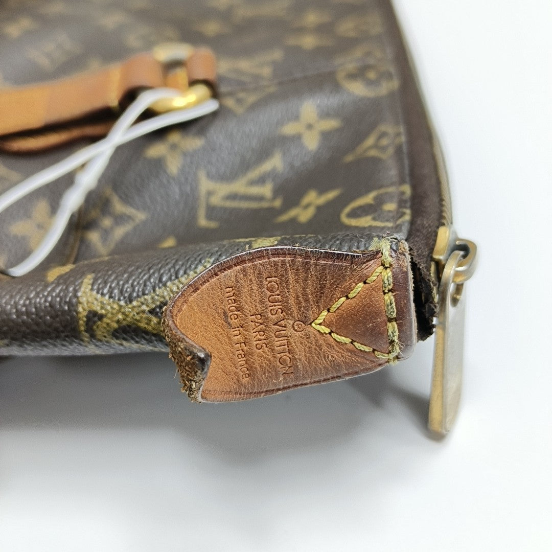TOTALLY MM Monogram Coated Canvas Brown