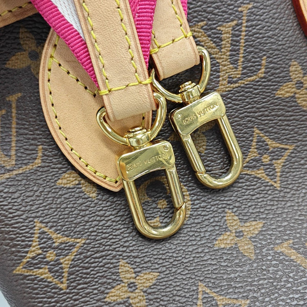 NEVERFULL BB Monogram Coated Canvas Brown