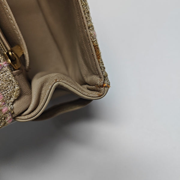 Wool Shoulder Bag Beige