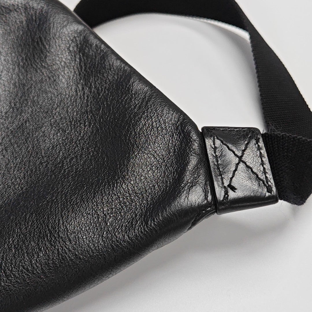 Calfskin Belt Bag Black