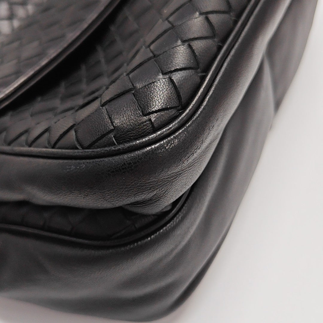 Lambskin Shoulder Bag Black