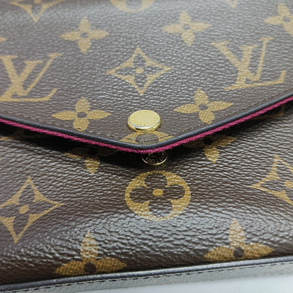 FÉLICIE Monogram Coated Canvas Brown