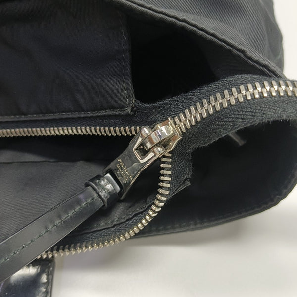 Nylon Shoulder Bag Black