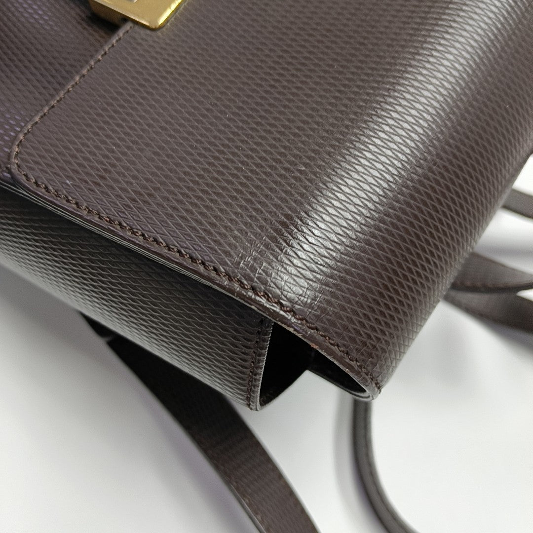 Leather Backpack Brown