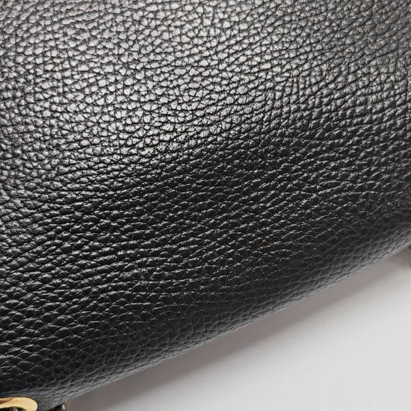 Interlocking G Small Calfskin Black