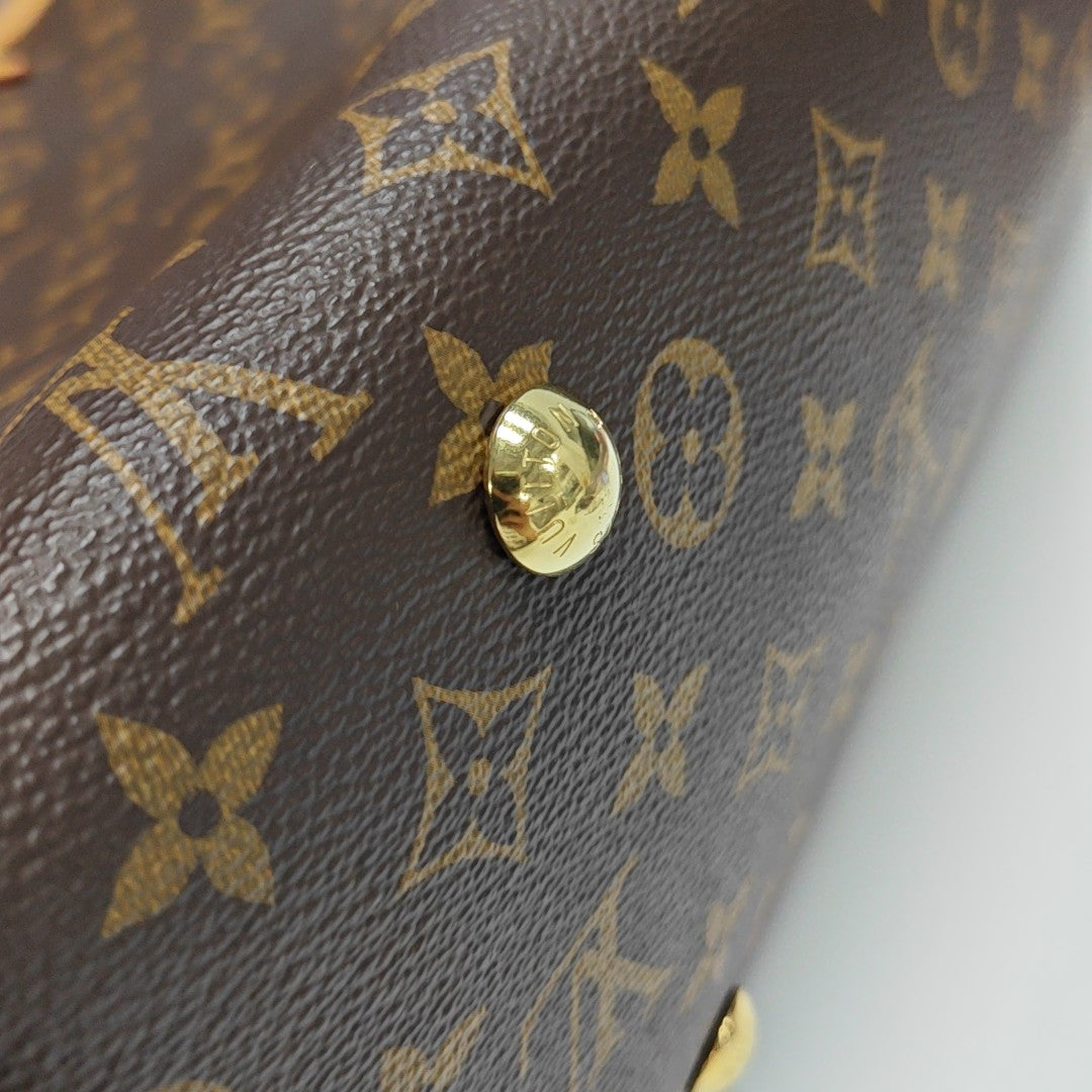 CARRYALL MM Monogram Coated Canvas Brown