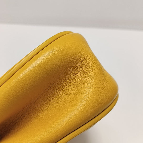 Drew Nano Quilted Calfskin Yellow