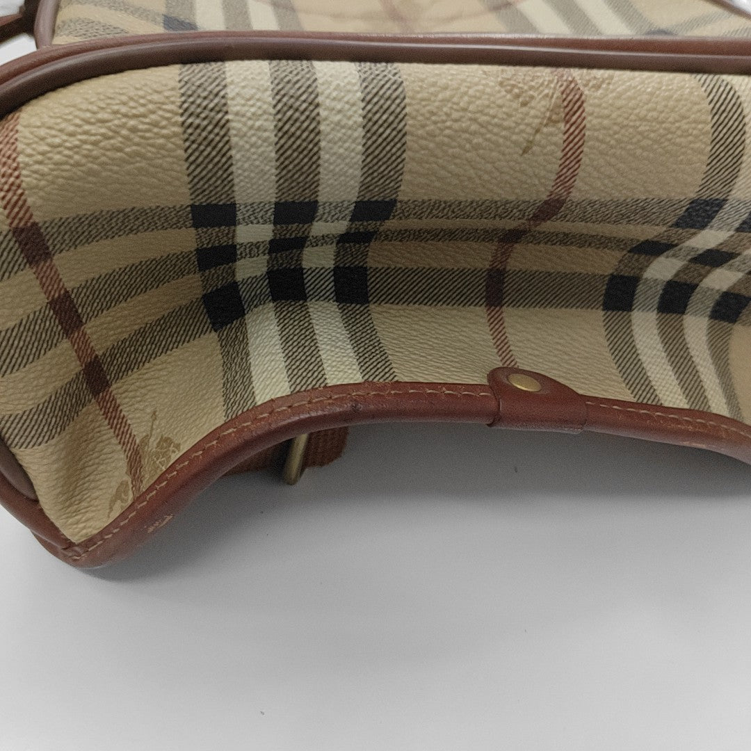 Coated Canvas Backpack Beige