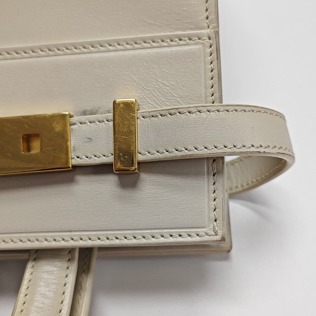 MANHATTAN Nano Calfskin White