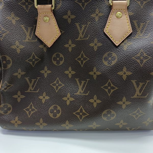SPEEDY 25 Monogram Coated Canvas Brown