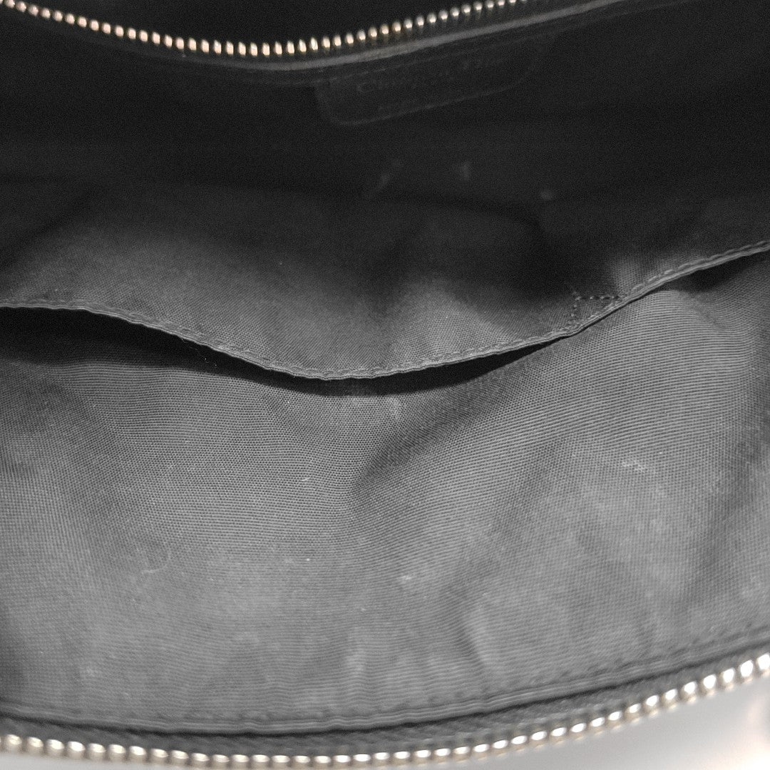 Cannage Coated Canvas Black