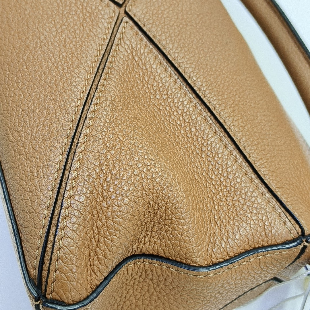 Puzzle Mini Calfskin Brown