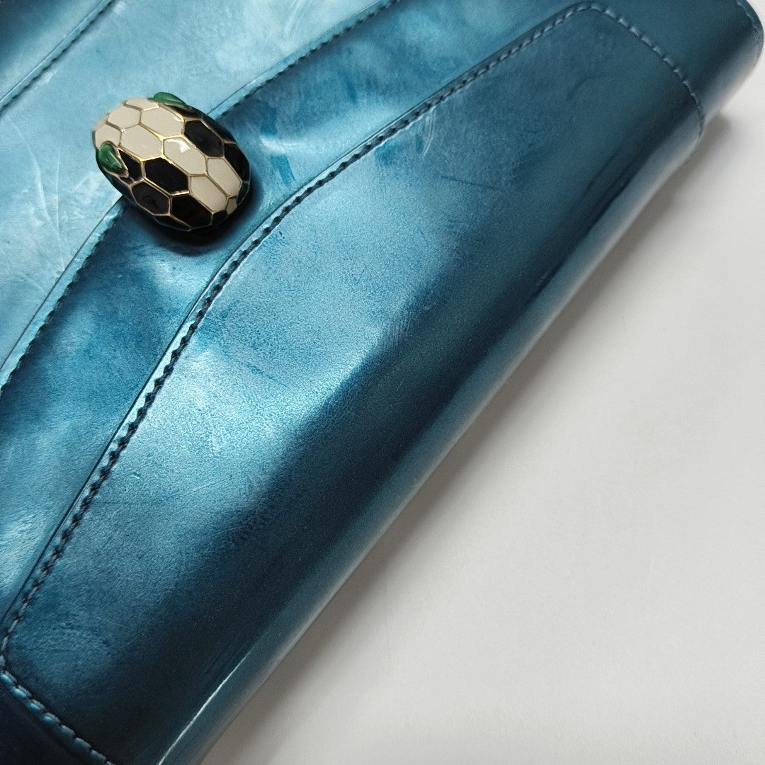 SERPENTI FOREVER Quilted Calfskin Blue