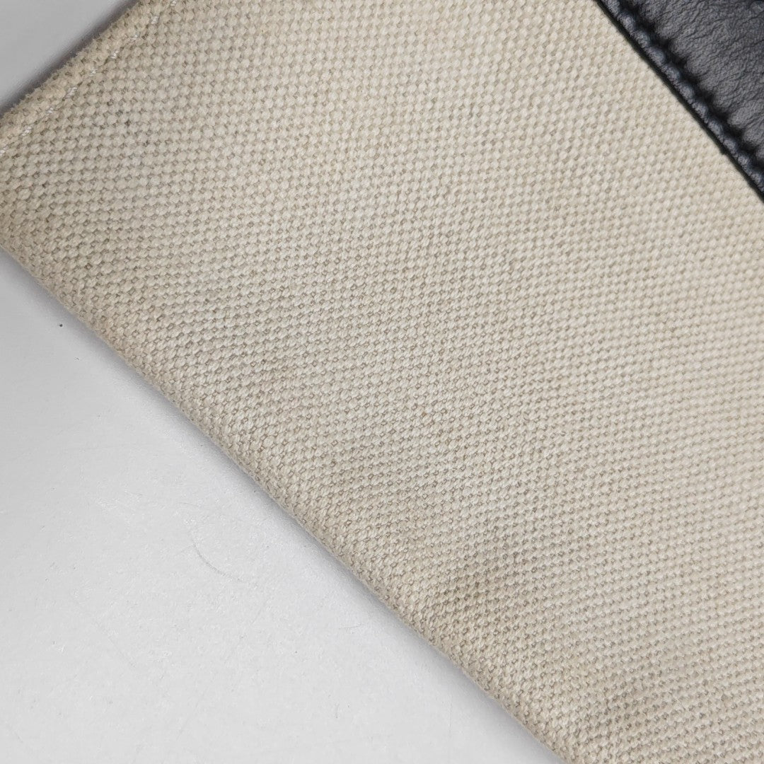Navy Mini Canvas White