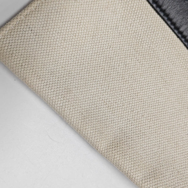Navy Mini Canvas White
