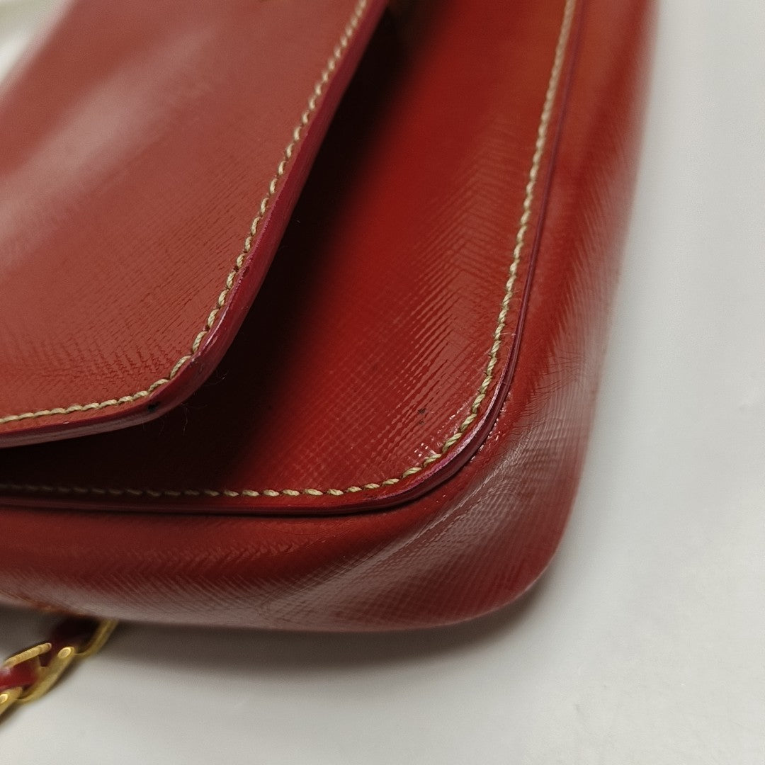 Saffiano Calfskin Red