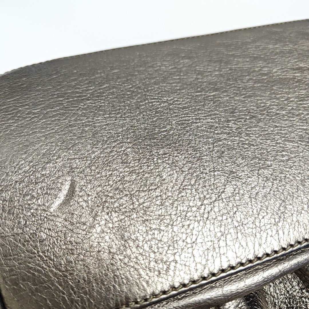 Calfskin Top Handle Bag Beige