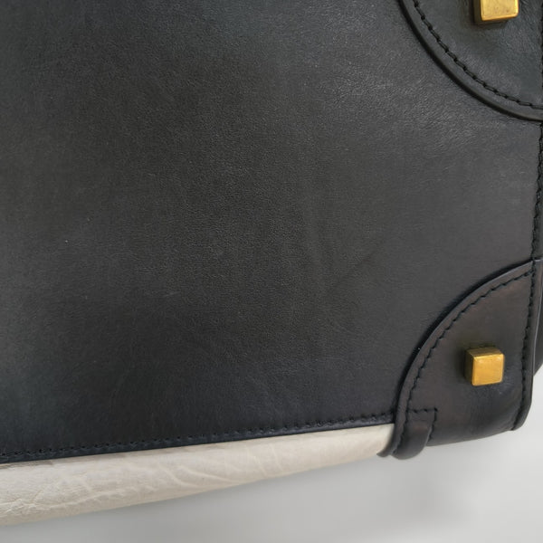 LUGGAGE Mini Calfskin White