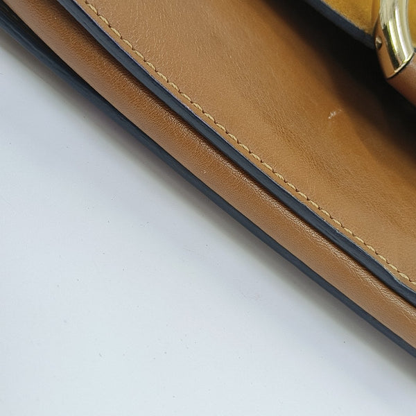 Faye Small Calfskin Brown