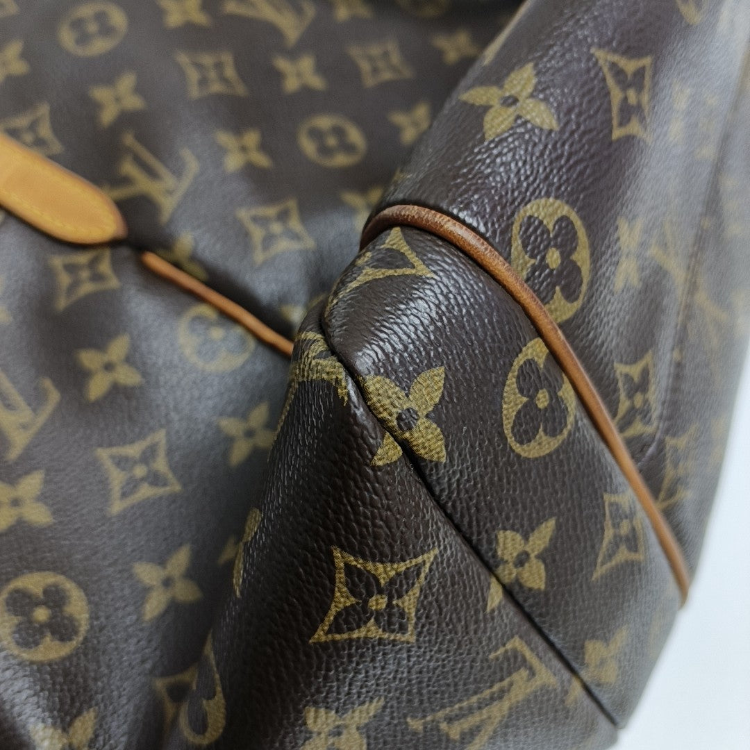 TOTALLY MM Monogram Coated Canvas Brown
