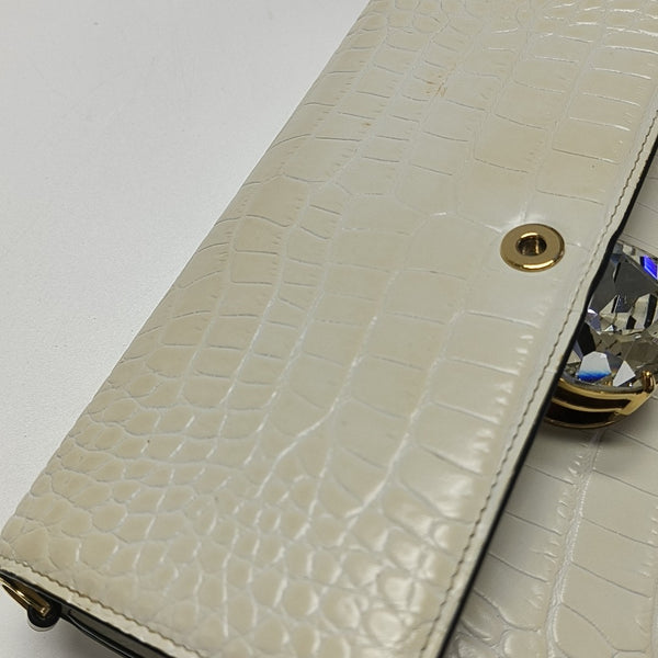 Calfskin Shoulder Bag White