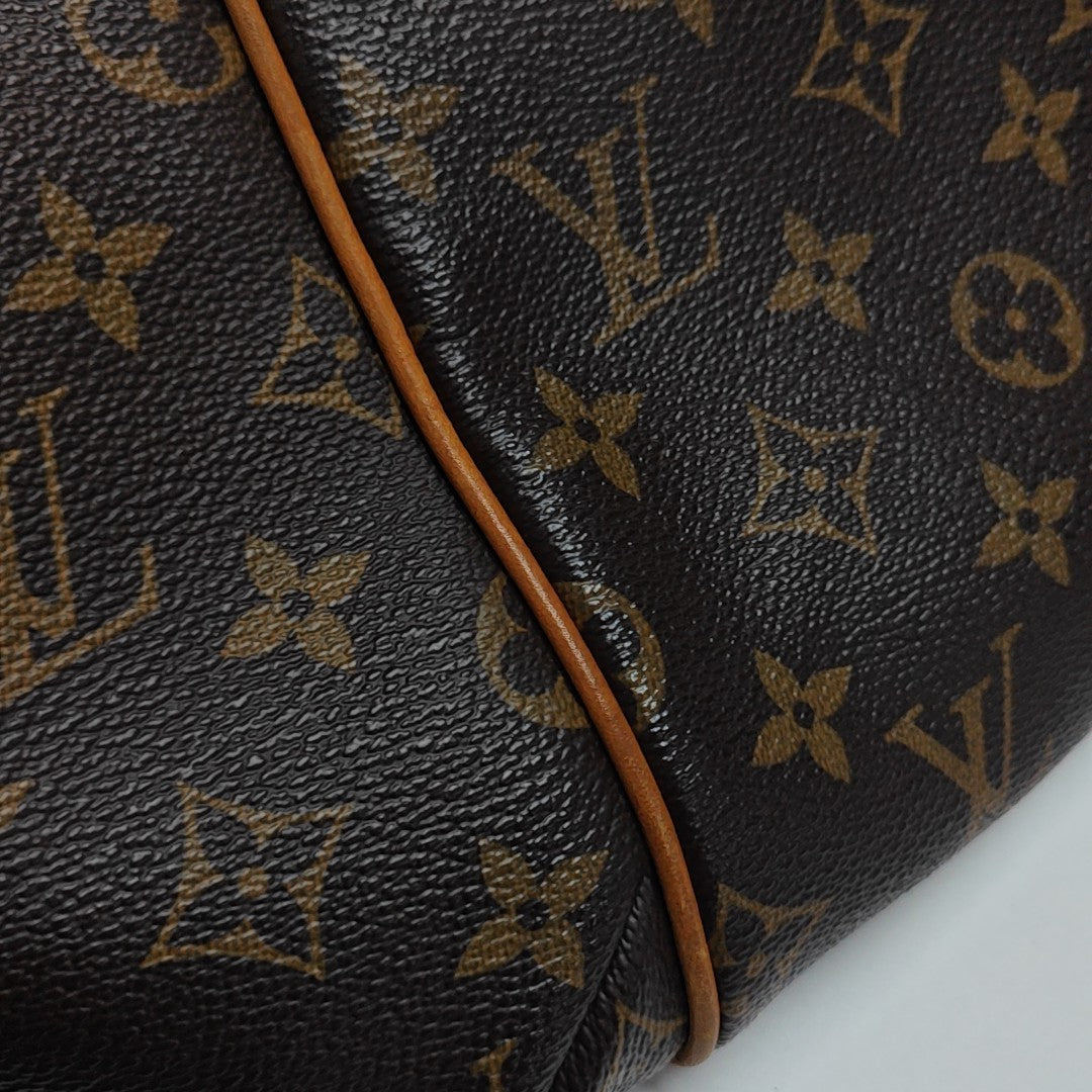 TOTALLY MM Monogram Coated Canvas Brown