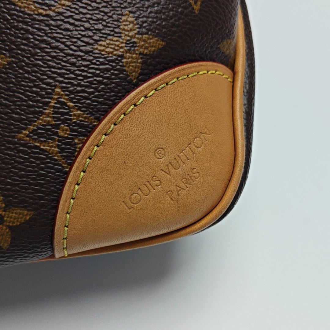 BOULOGNE Monogram Coated Canvas Brown