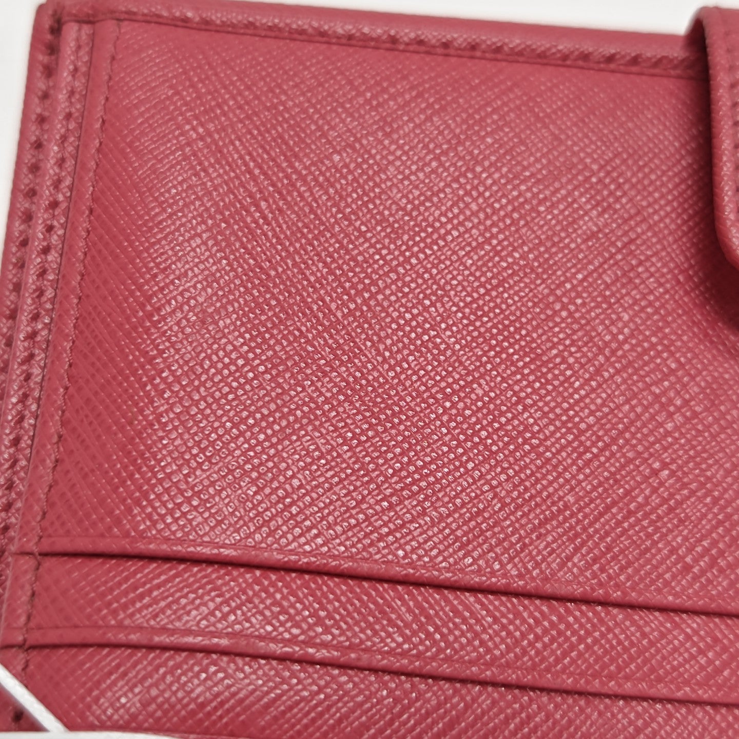 Saffiano Calfskin Wallet Pink