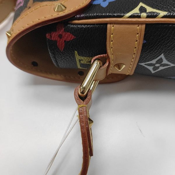 LV × TM SOLOGNE Monogram Coated Canvas Black
