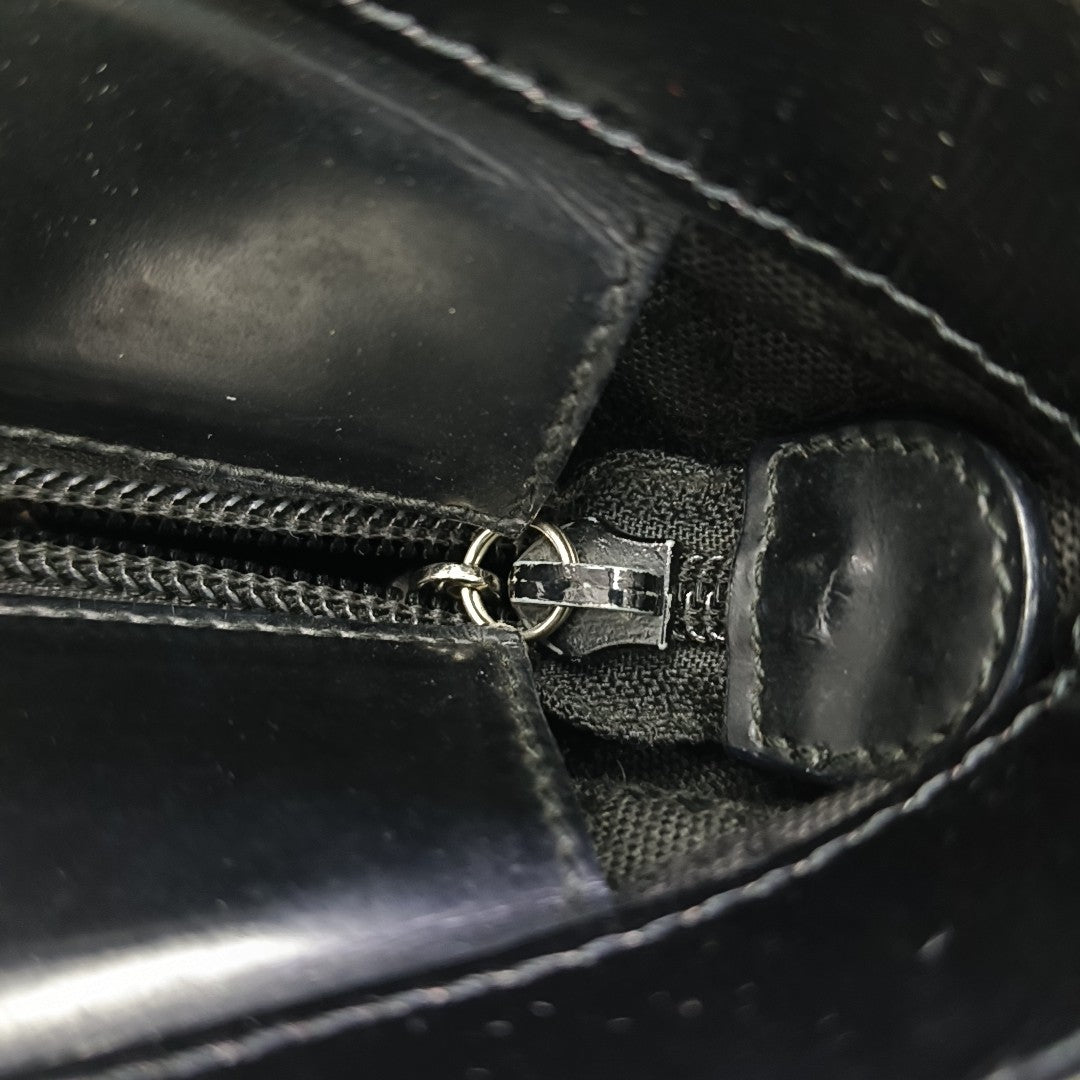 Fabric Shoulder Bag Black