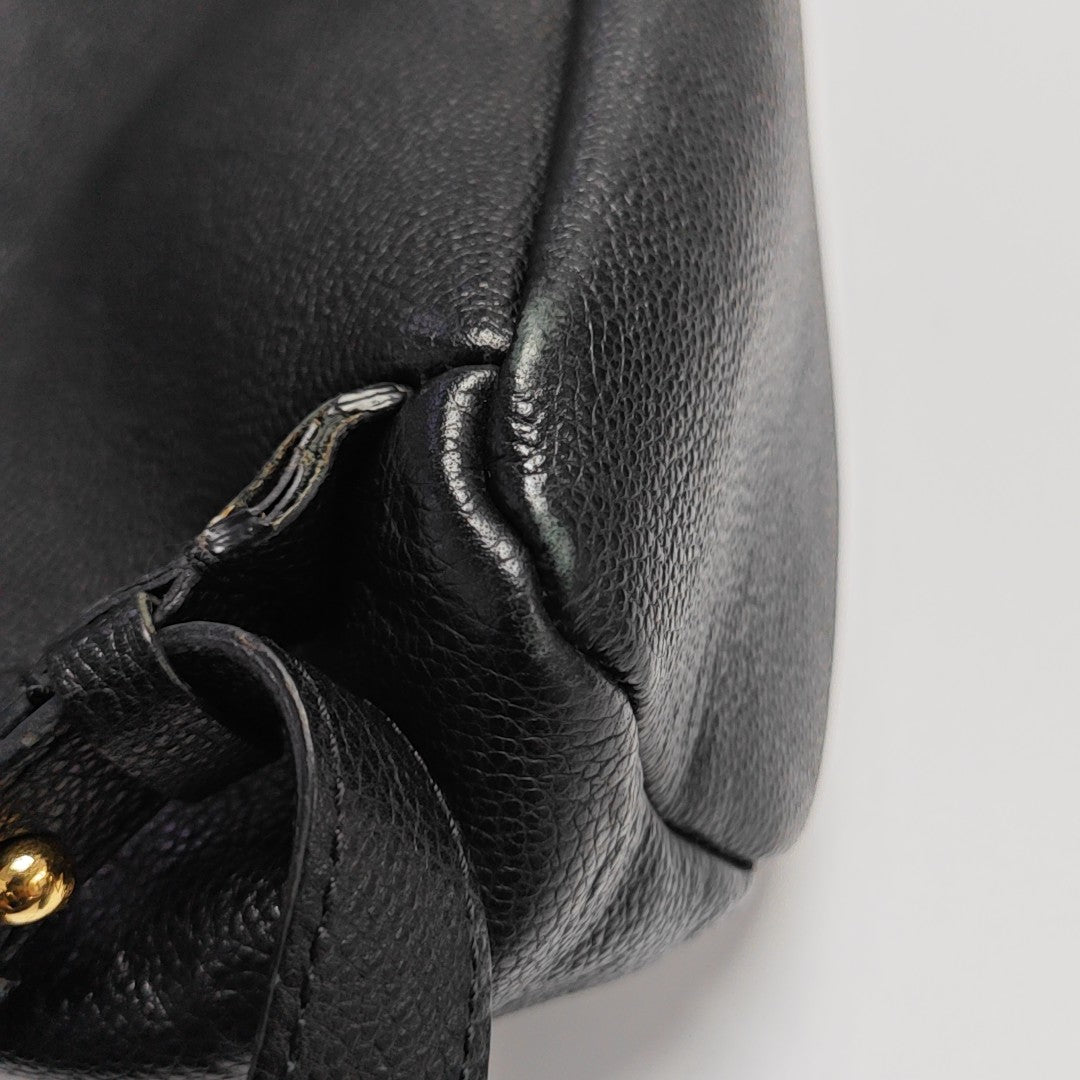 SORBONNE Monogram Calfskin Black