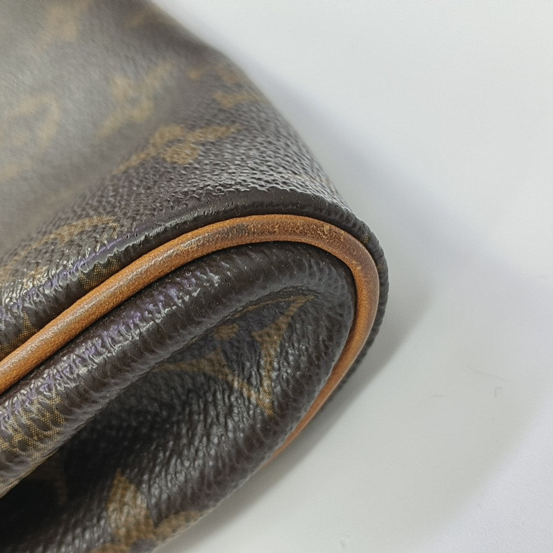 EVA Monogram Coated Canvas Brown