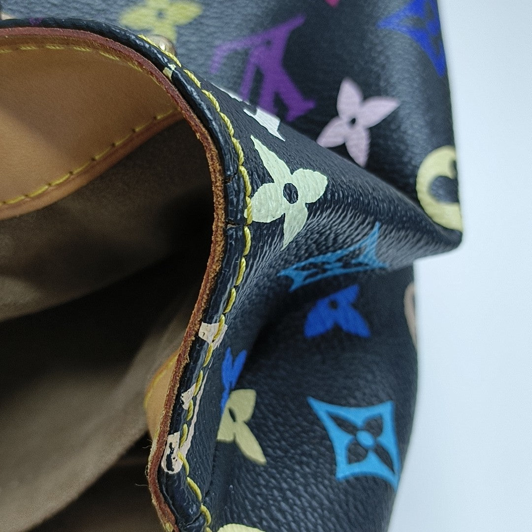 LV × TM AUDRA Monogram Coated Canvas Black
