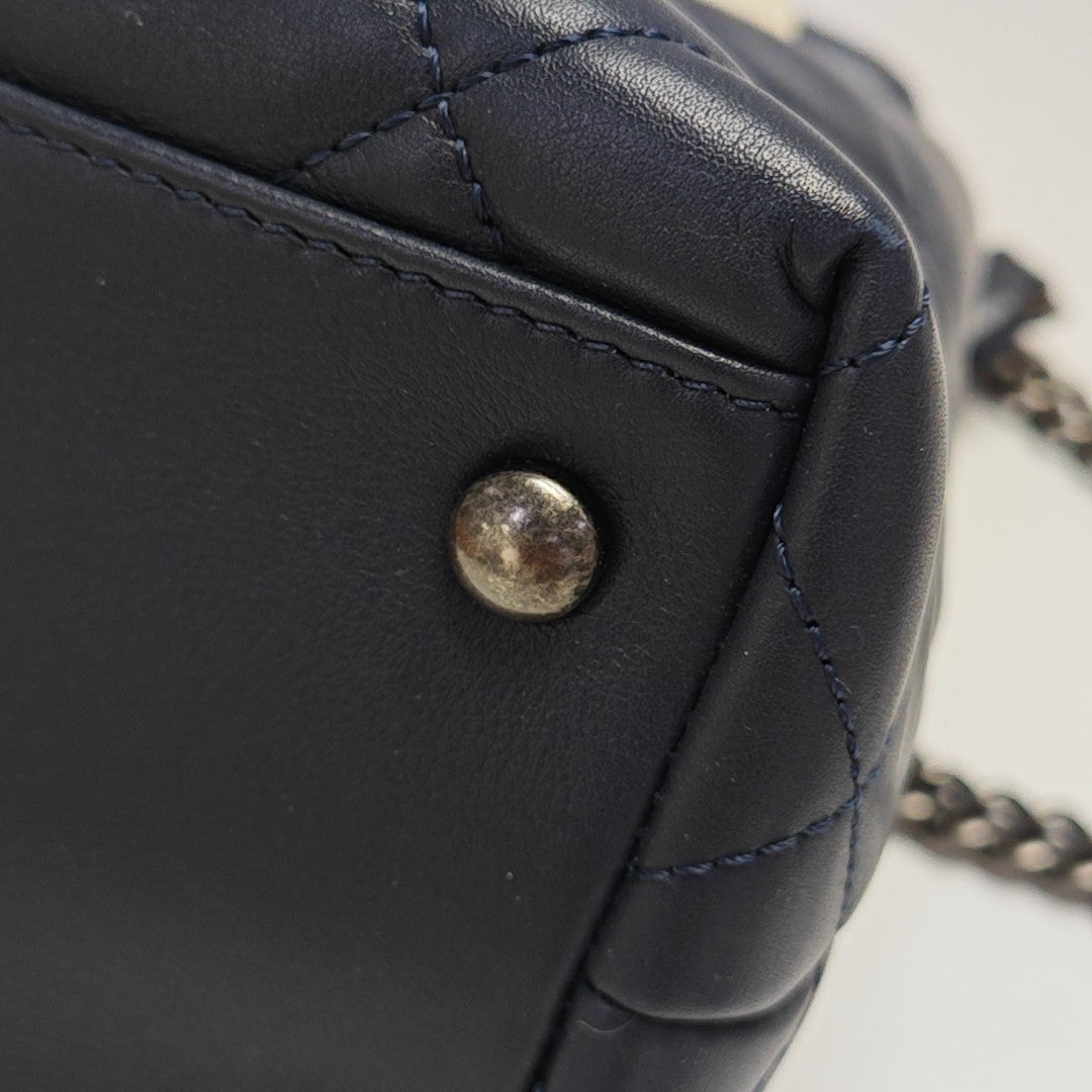 PORTOBELLO Quilted Calfskin Blue