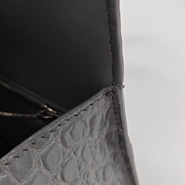 Hourglass S Calfskin Blue