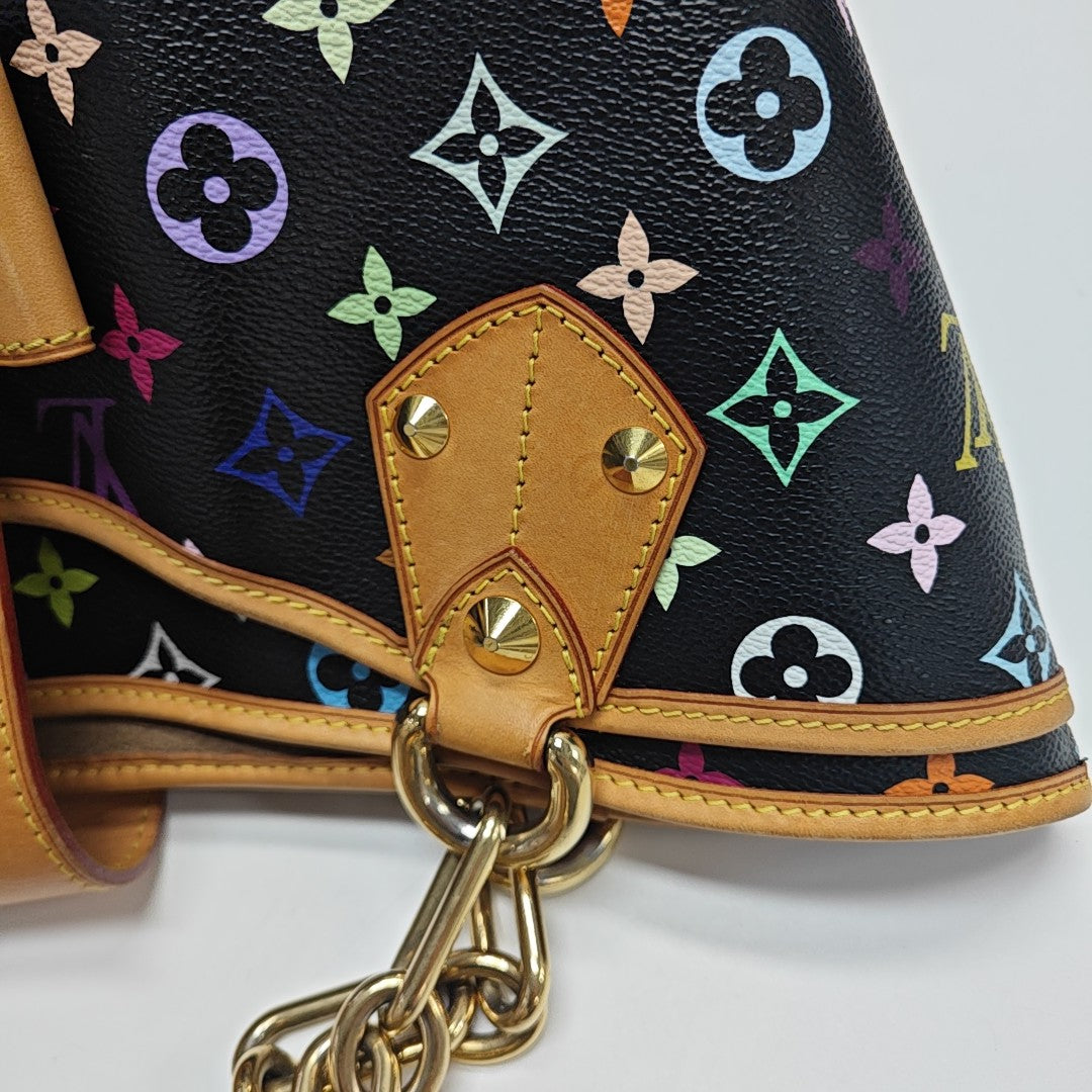 LV × TM ANNIE Monogram Coated Canvas Black