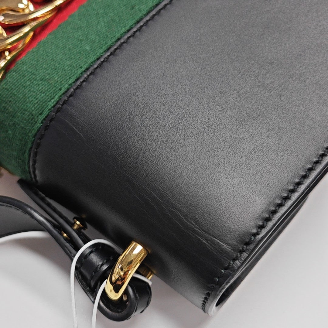 Sylvie Small Calfskin Black