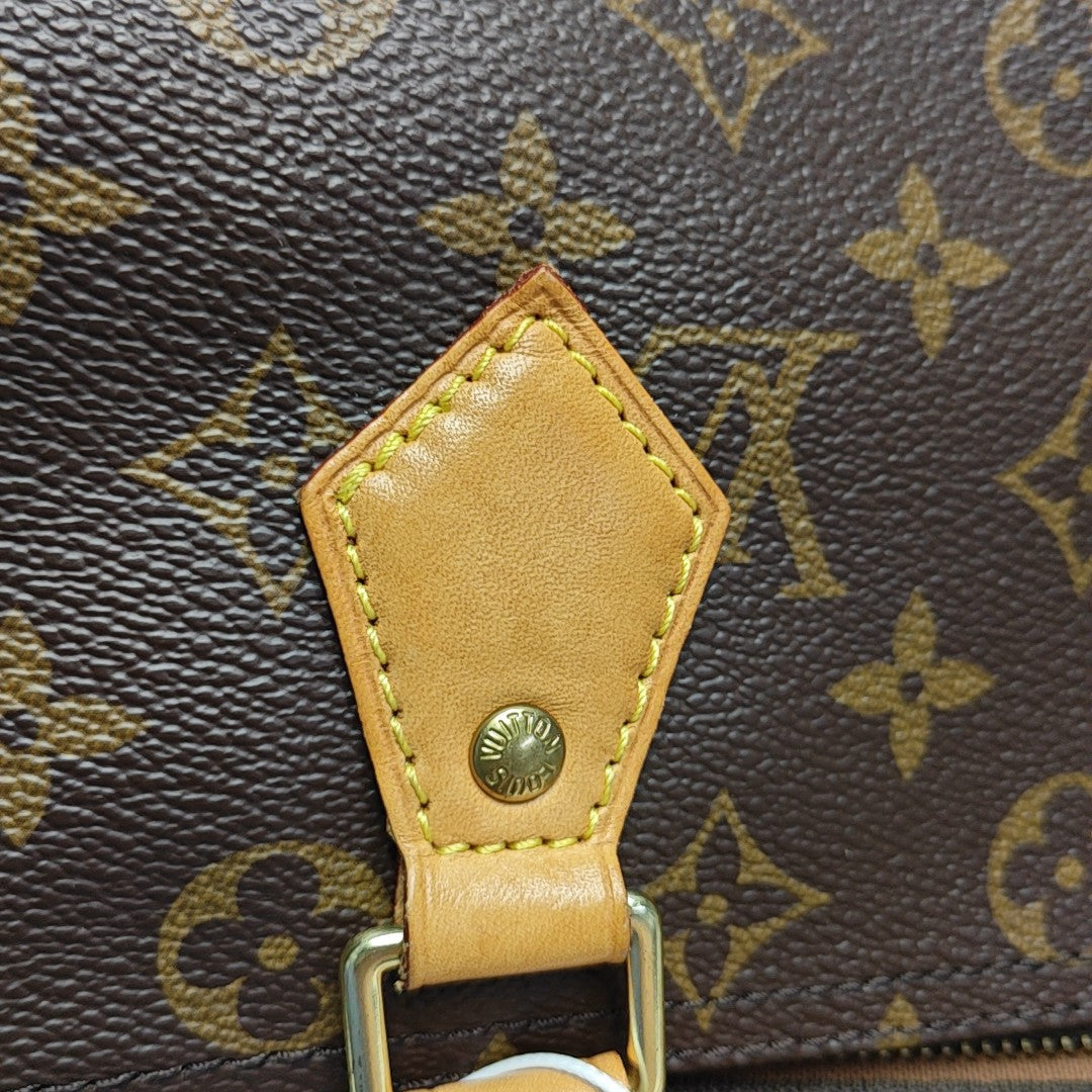 SPEEDY 30 Monogram Coated Canvas Brown