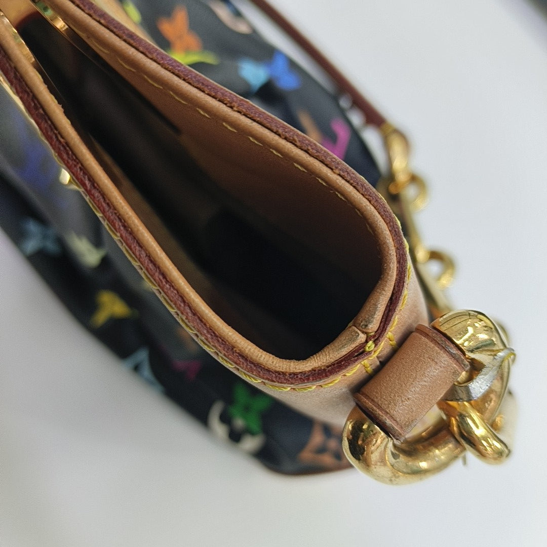 LV × TM JUDY PM Monogram Coated Canvas Black