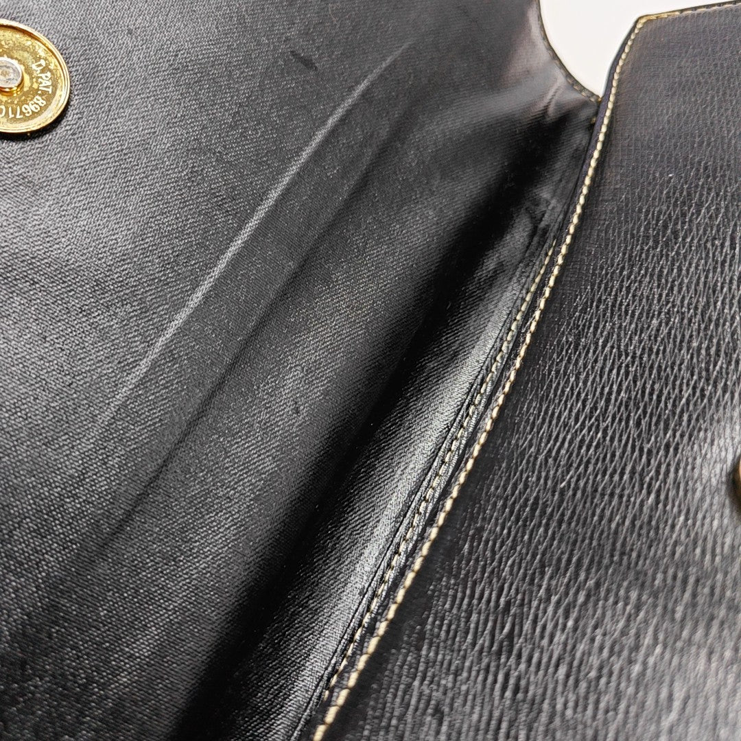 Calfskin Shoulder Bag Black