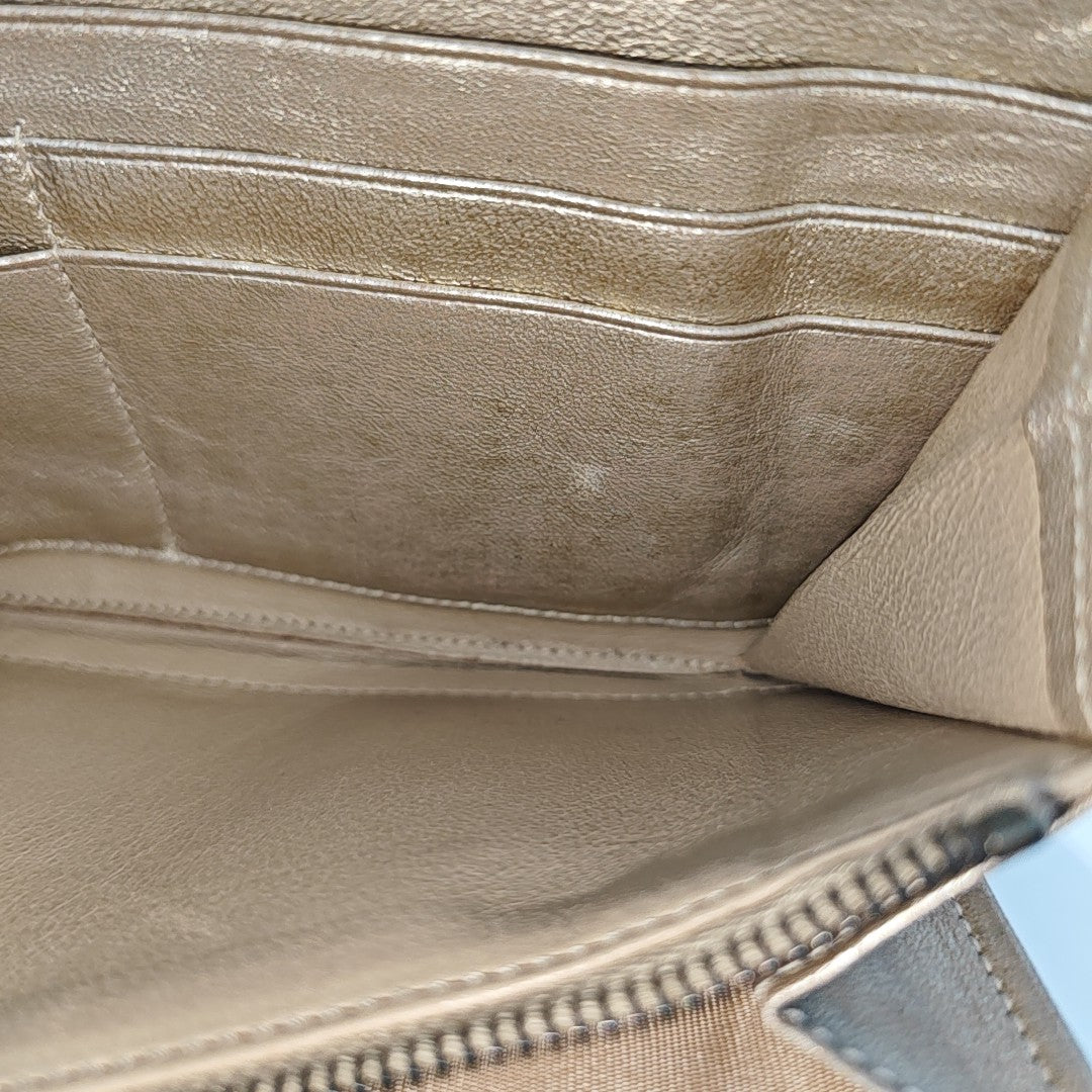 Calfskin Wallet Beige