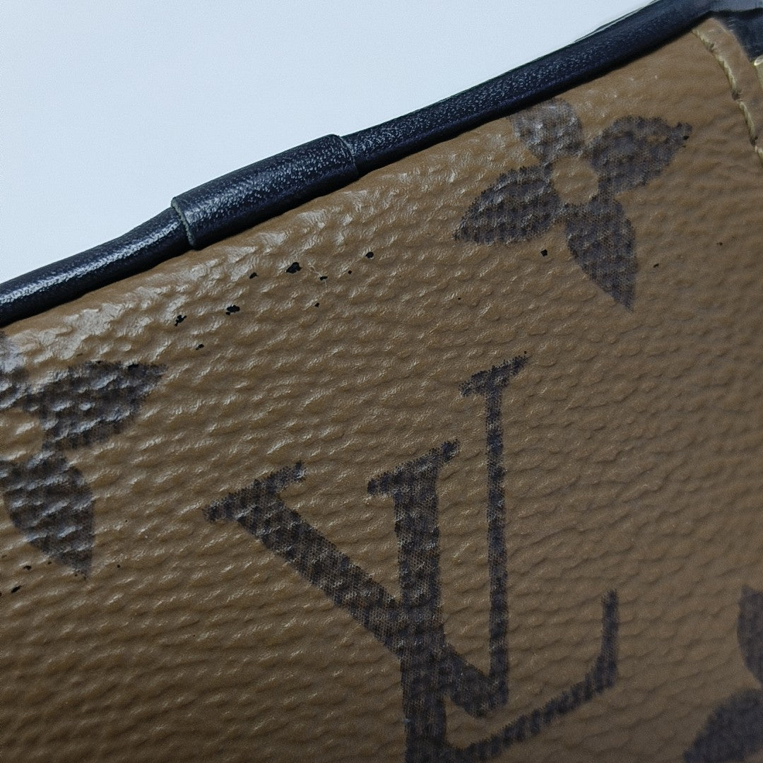 BOITE CHAPEAU Mini Monogram Coated Canvas Brown