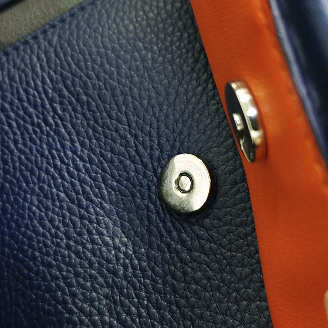Calfskin Backpack Blue