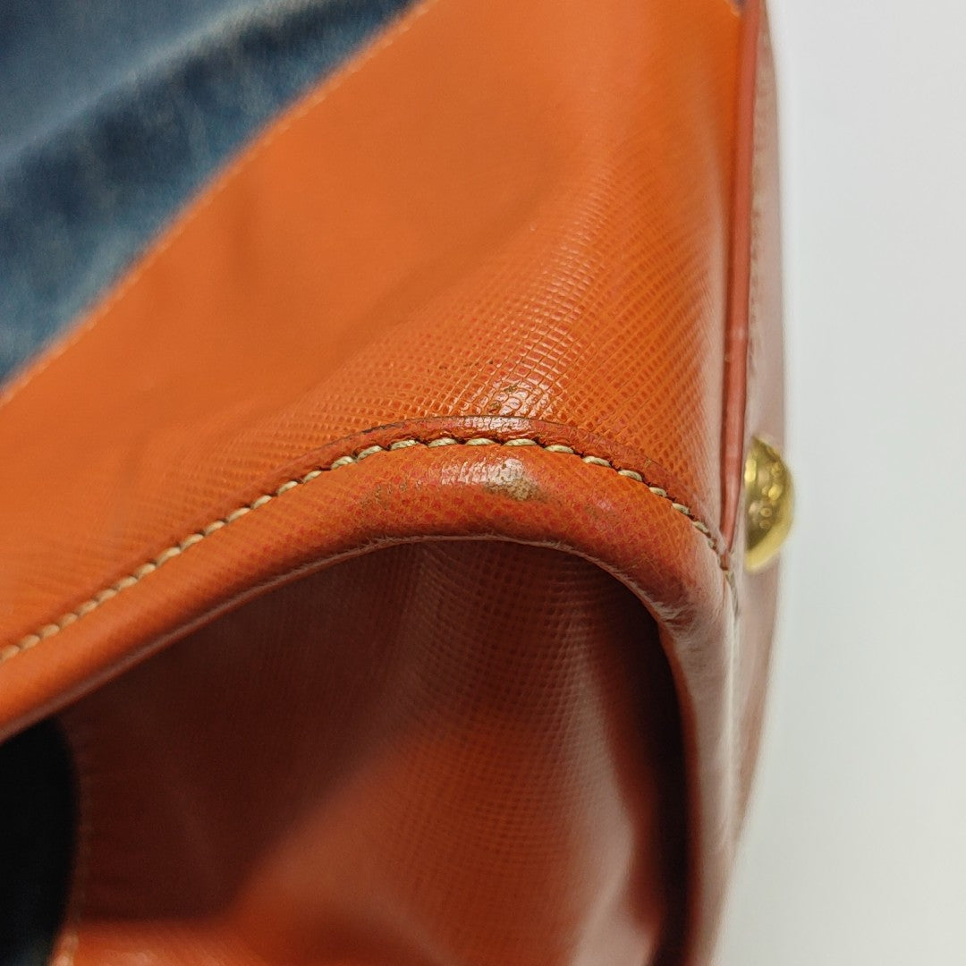 Denim Shoulder Bag Blue
